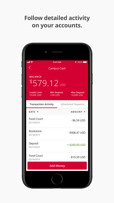 Transact eAccounts screenshot