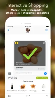 grocery king - shopping lists iphone screenshot 2
