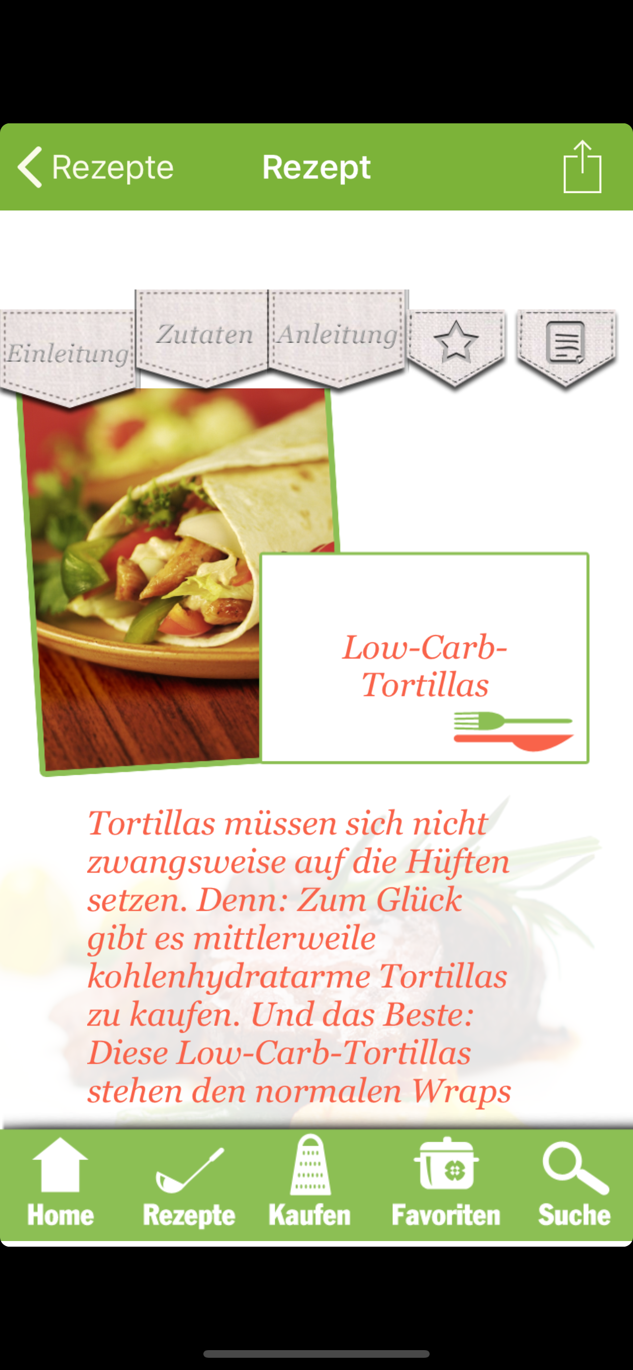 Low Carb Rezepte - Diät