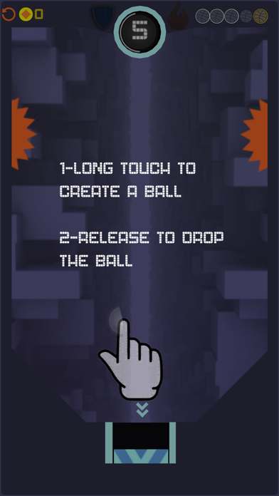 screenshot of Ball Fall - Swing and Drop 1