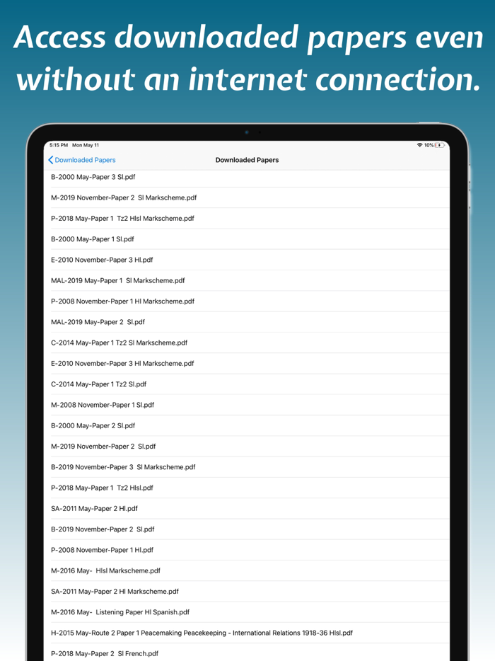 APapers IB Exam Papers