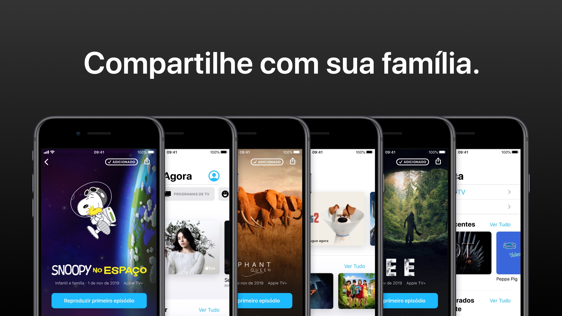 Screenshot do app Apple TV