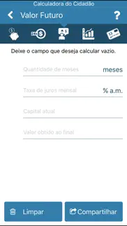 calculadora do cidadão iphone screenshot 2