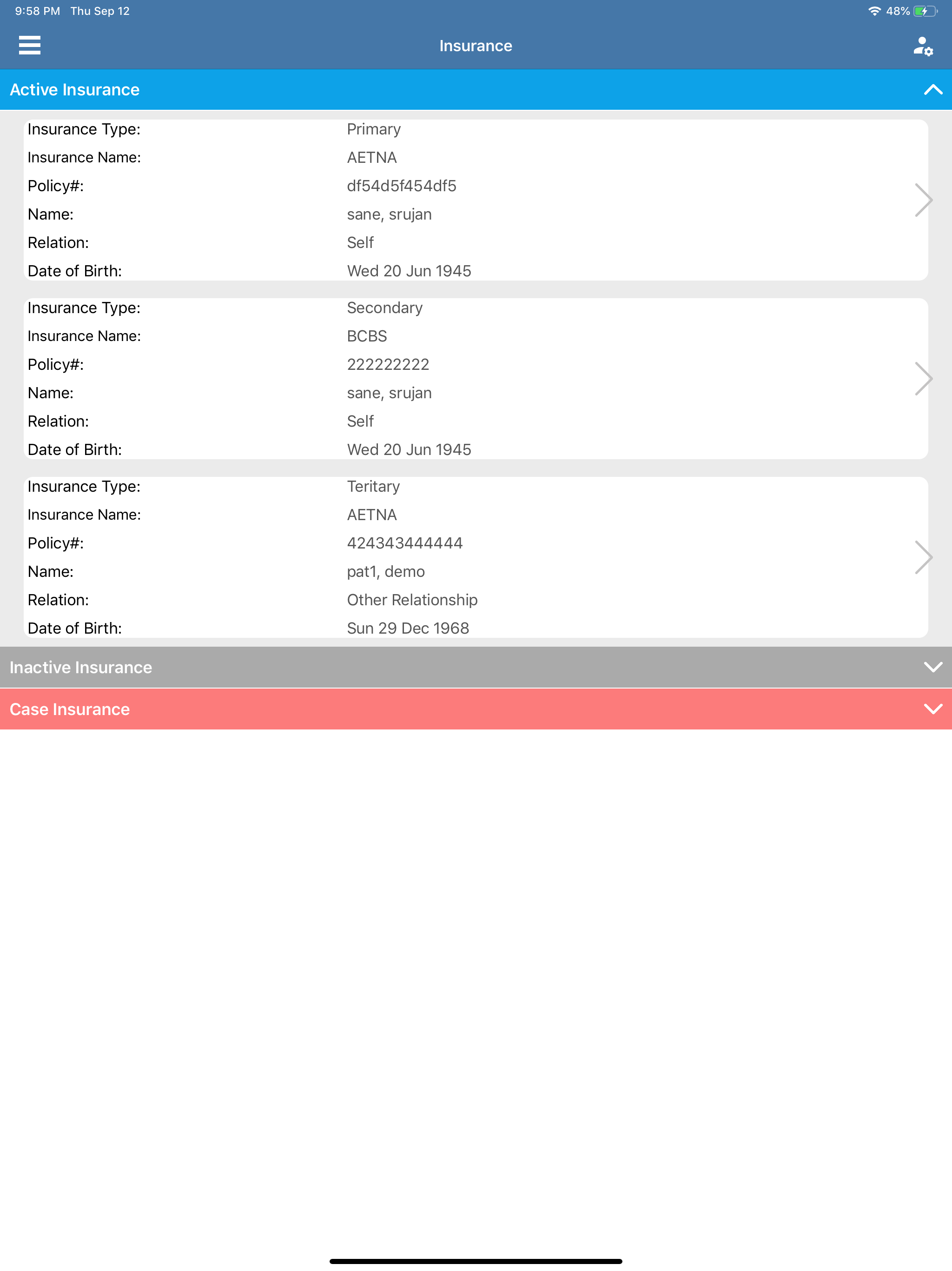 My Health Wallet. screenshot 10