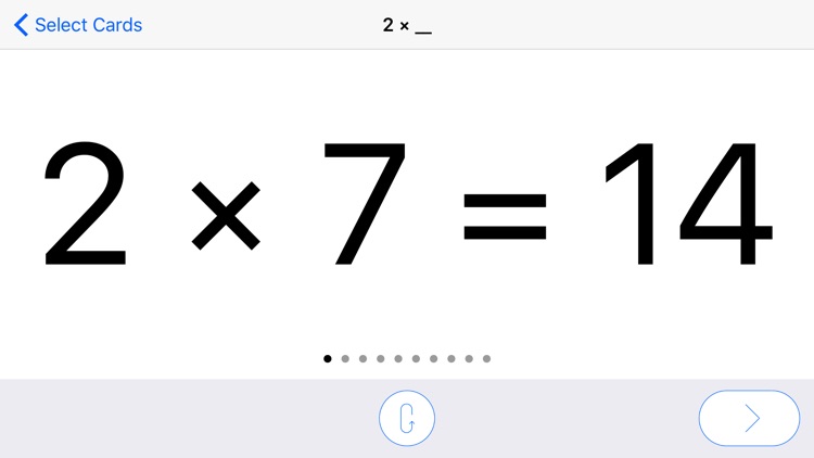 Pure Flashcards Multiplication screenshot-3