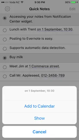 Quick Notes Widget screenshot 3