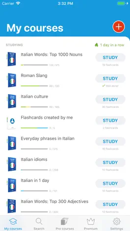 Game screenshot Learn Italian: Voc App Lessons mod apk