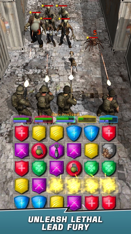 #7. VDV Match 3 RPG: Zombies! (iOS) 由: Jacques Deul