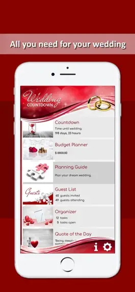 Game screenshot Wedding Countdown Planner hack