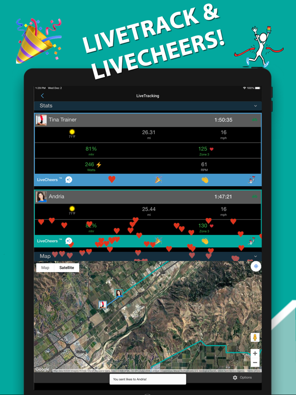 iBiker Cycling & Heart Trainer iPad app afbeelding 6