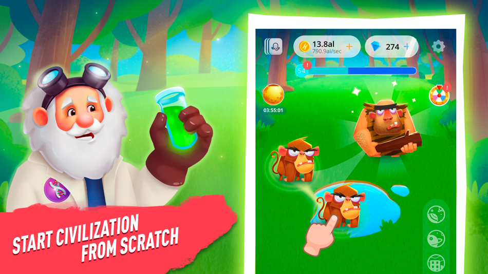 #3. Human Evolution - Idle Clicker (iOS) 来自: WAZZAPPS GLOBAL LIMITED