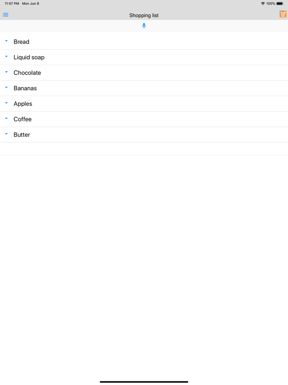 Screenshot #4 pour AE Shopping list