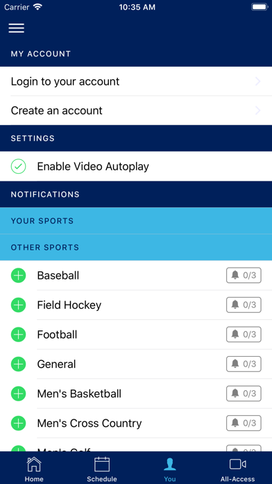 Villanova Athletics screenshot 3