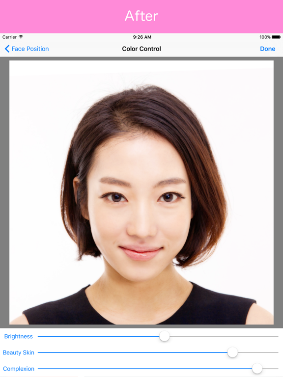 Beautiful ID Photo Creator iPad screenshot 4 - Photo & Video app