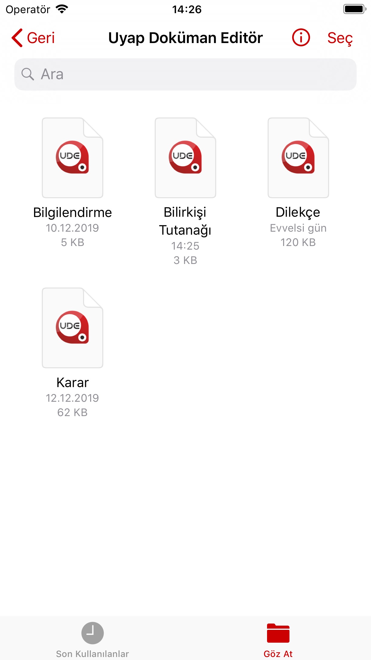 Screenshot 2 of Uyap Doküman Editör