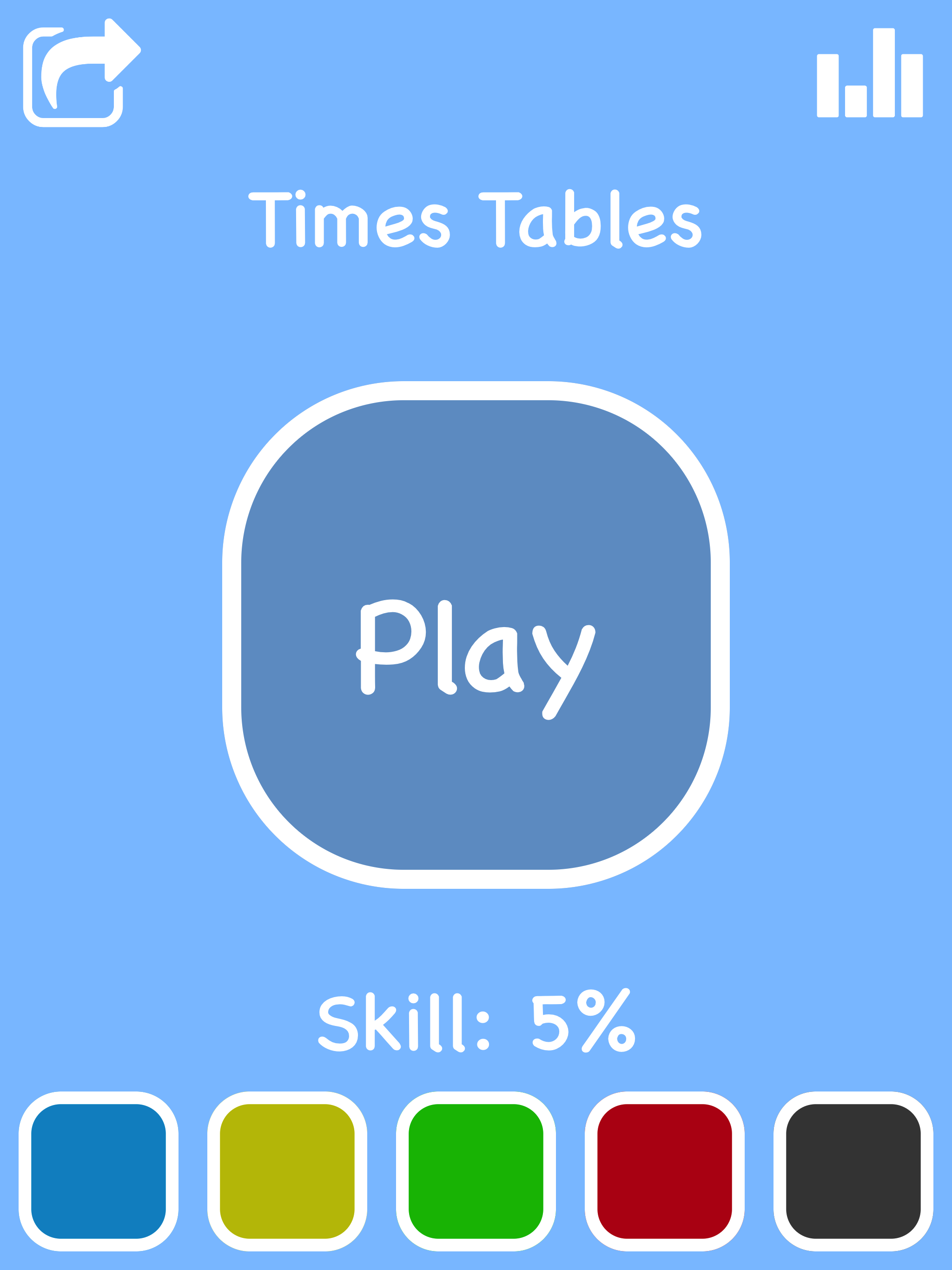 Cool Times Tables Flash Cards
