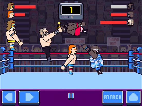 Rowdy Wrestling iPad app afbeelding 5