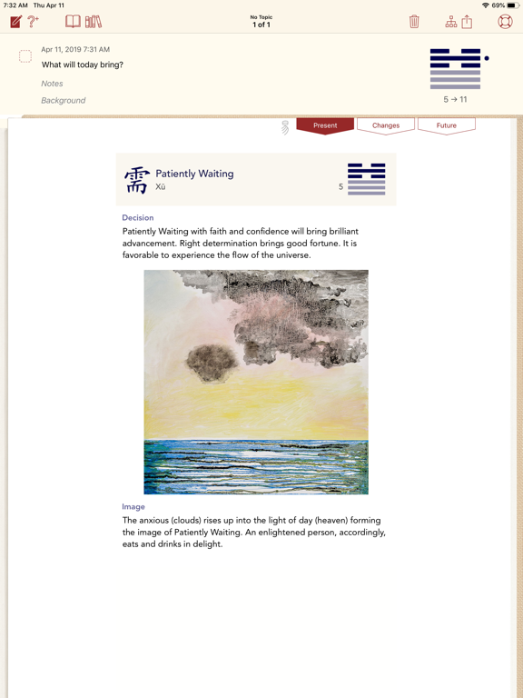 Screenshot #2 for Yi Jing