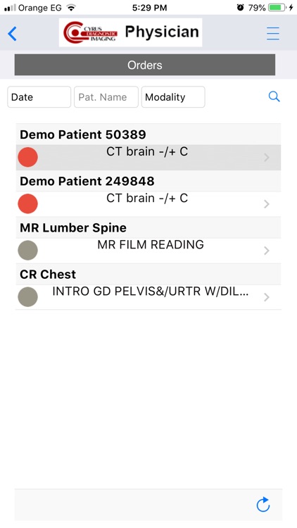 Cyrus Physician Portal