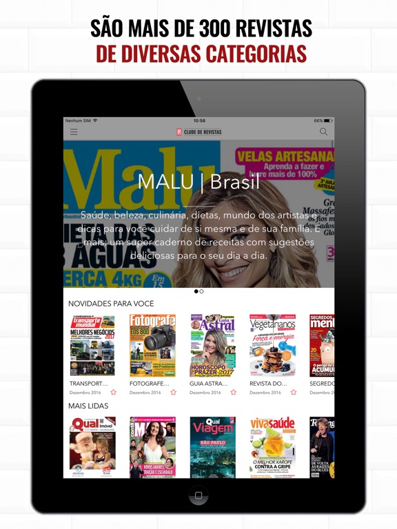 Clube de Revistas iPad screenshot 2 - Book app