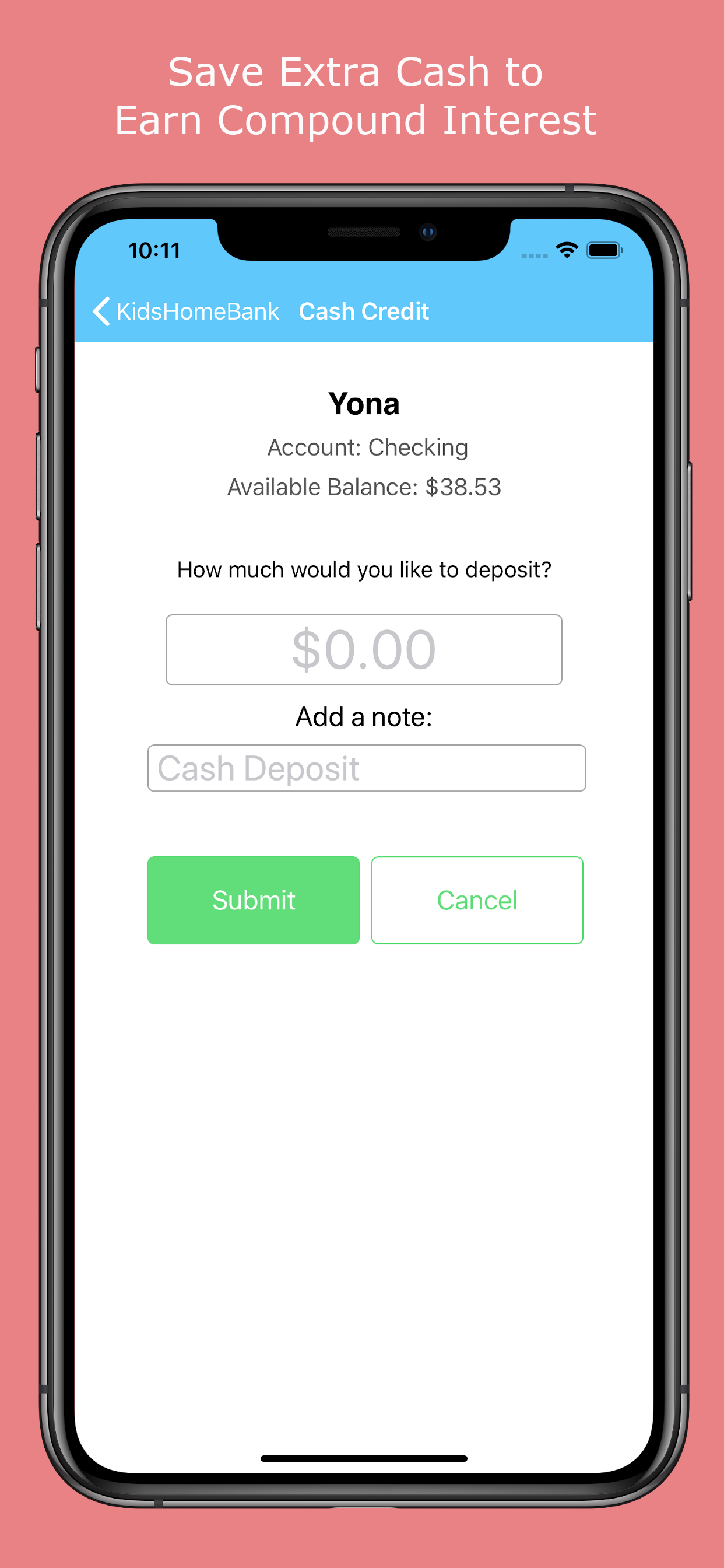 KidsHomeBank screenshot 5