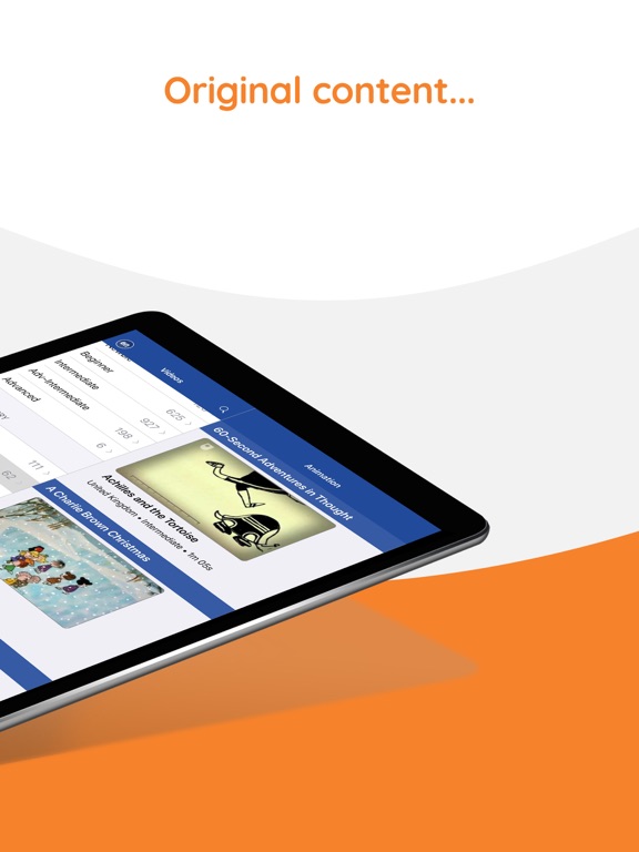 Yabla English iPad screenshot 3 - Education app