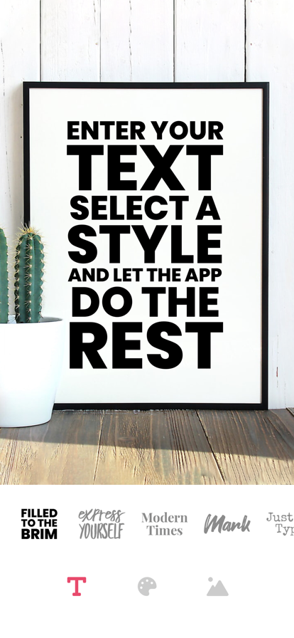 Text Art: Typography & Word Screenshots