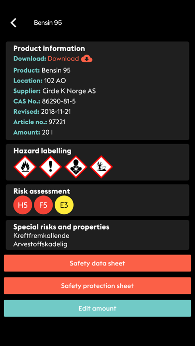 Chemical Manager screenshot 4