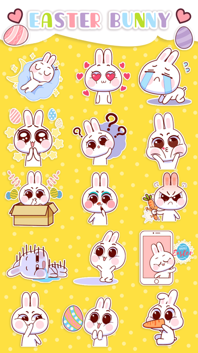 Screenshot #1 pour Happy Easter Stickers *