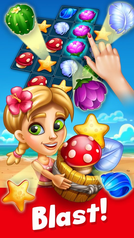 #4. Tropic Trouble Match 3 Builder (iOS) 来自: Qublix