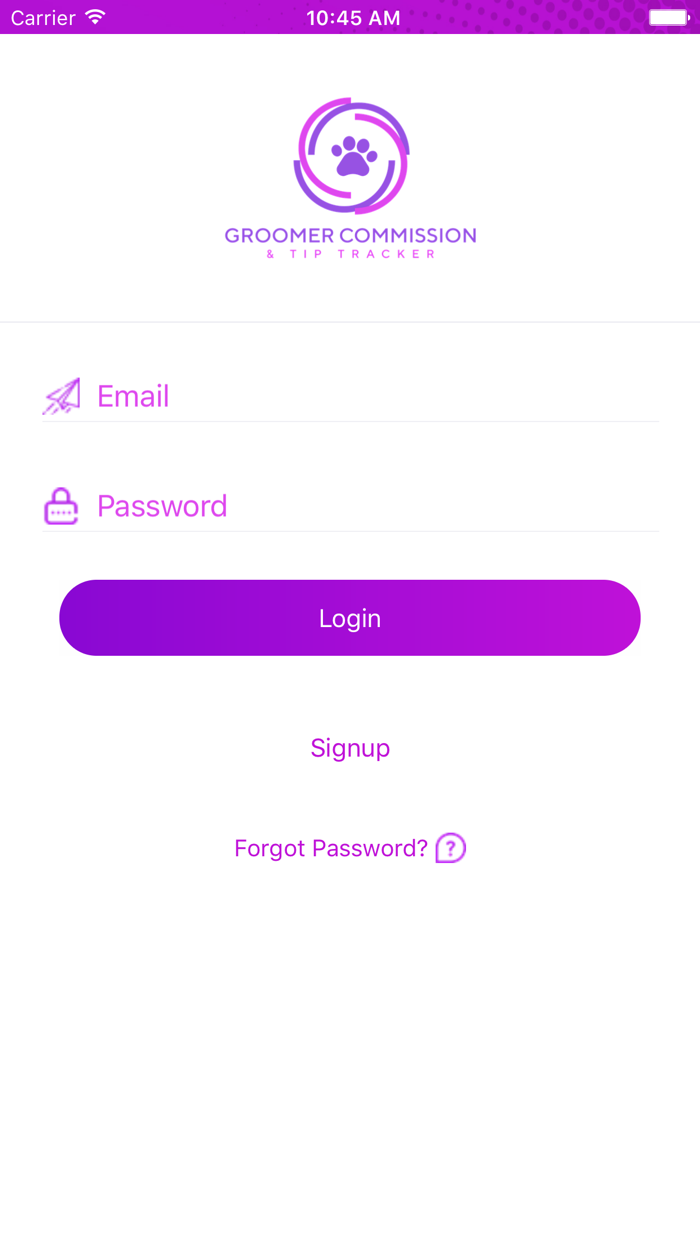Groomer Commission Tracker