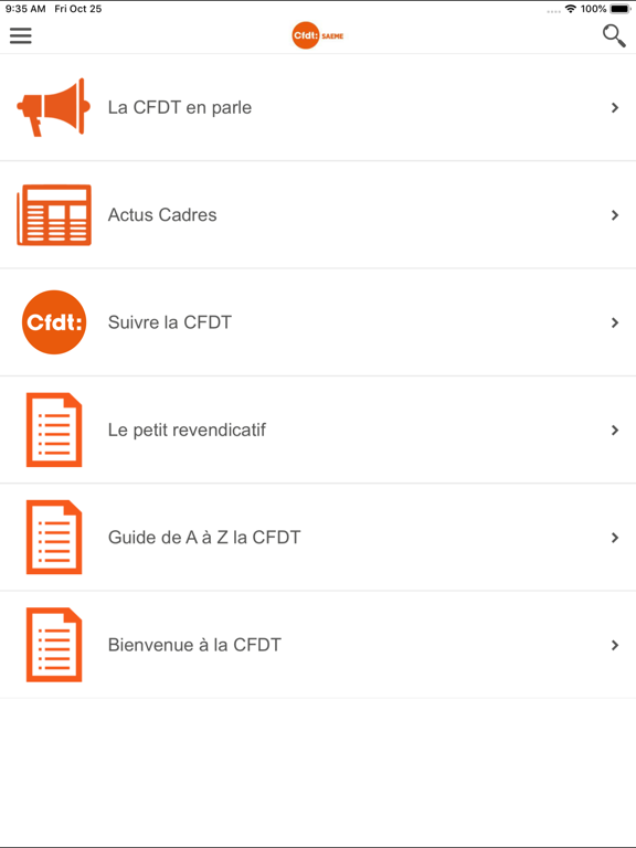 Screenshot #6 pour CFDT SAEME