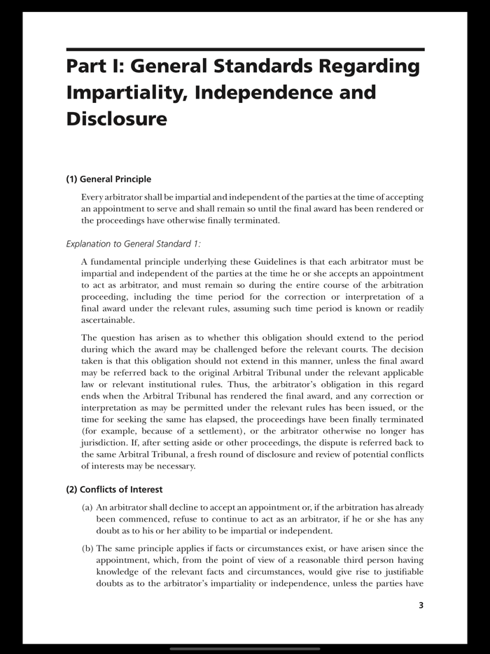 IBA Arbitration Handbook