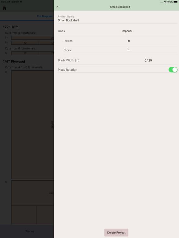 Cut Master Pro iPad screenshot 5 - Utilities app
