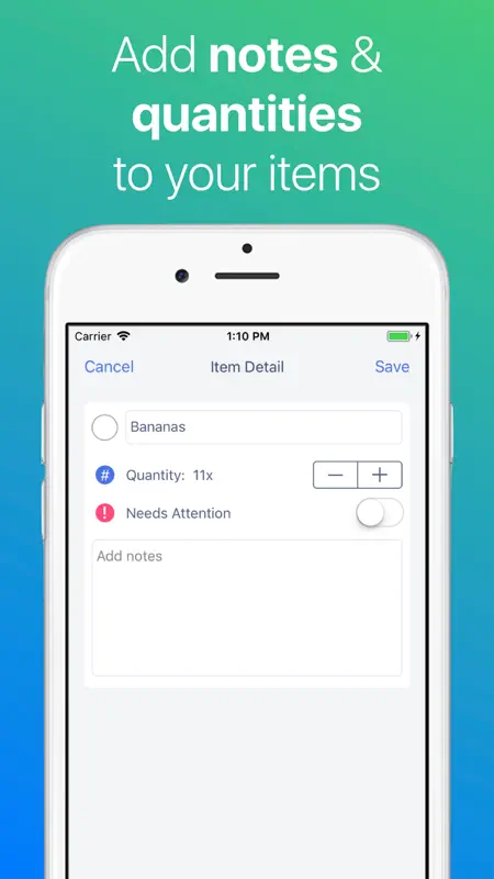 Grocery List ◎ screenshot 5 of 5