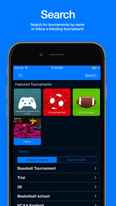 Tournament Mgr Screenshot 2 - AppWisp.com Tournament Mgr Screenshot 2 - AppWisp.com