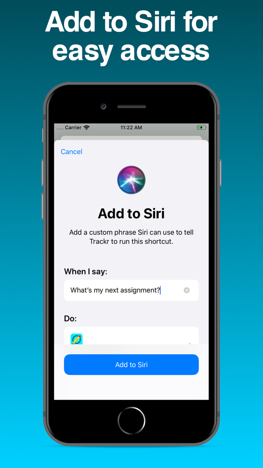 #5. Trackr - Manage Assignments (iOS) Podle: Pranav Karthik Mruthyunjayan