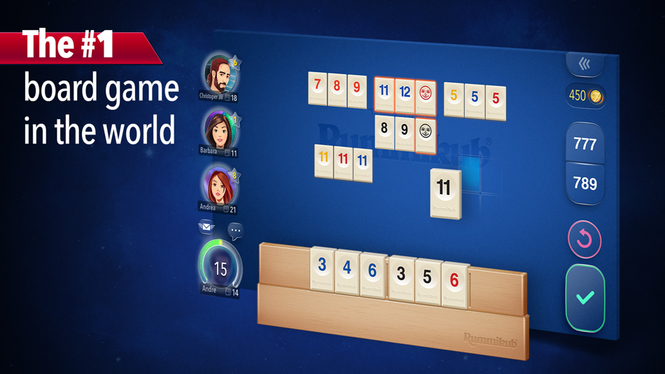 #2. Rummikub (iOS) Podle: Kinkajoo Ltd