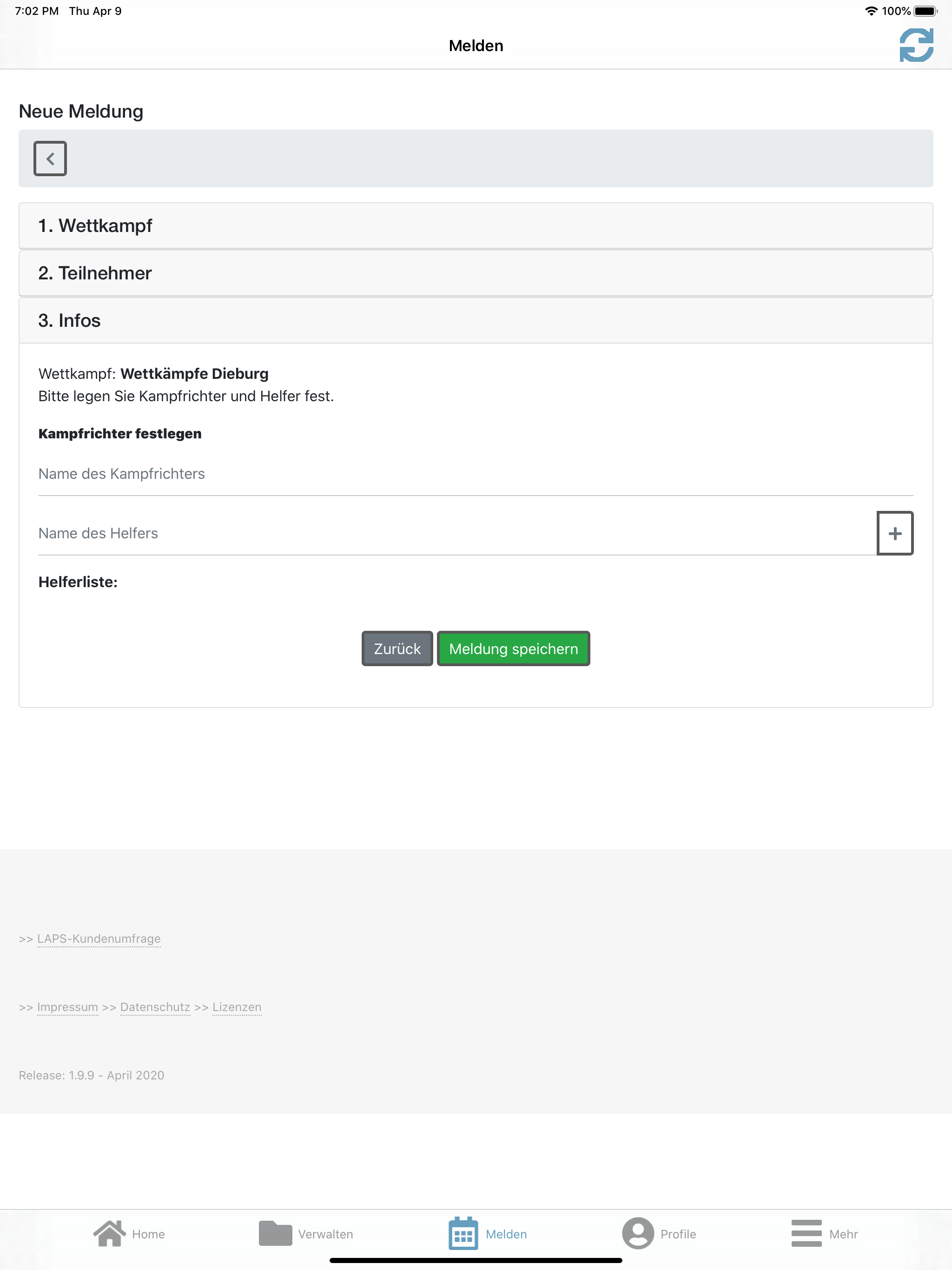 LAPS - Sportgruppenverwaltung screenshot 18