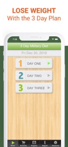 3 Day Military Diet screenshot #1 for iPhone