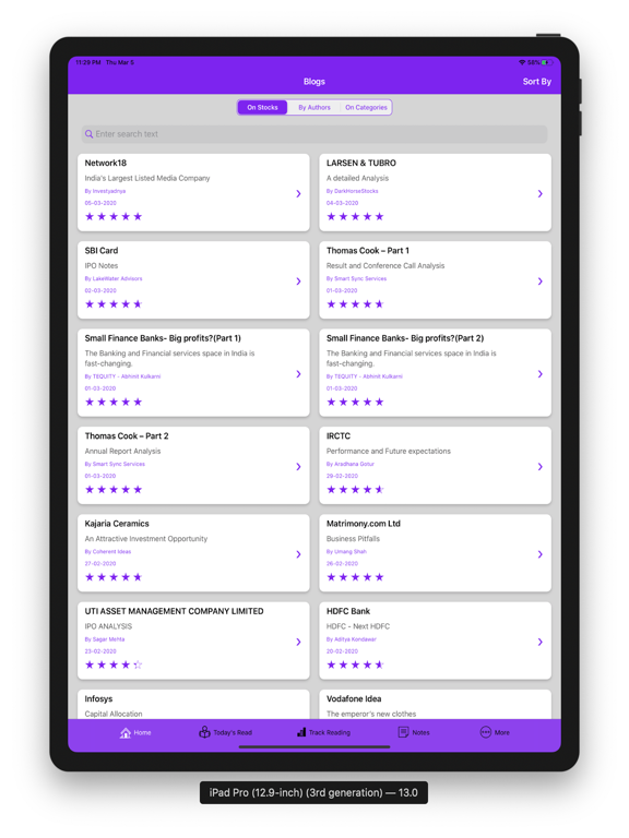 Screenshot #4 pour FinBloggers