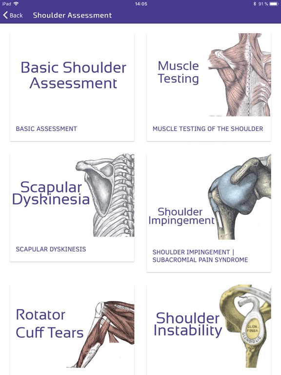 Screenshot #2 for Physiotherapy Assessment App