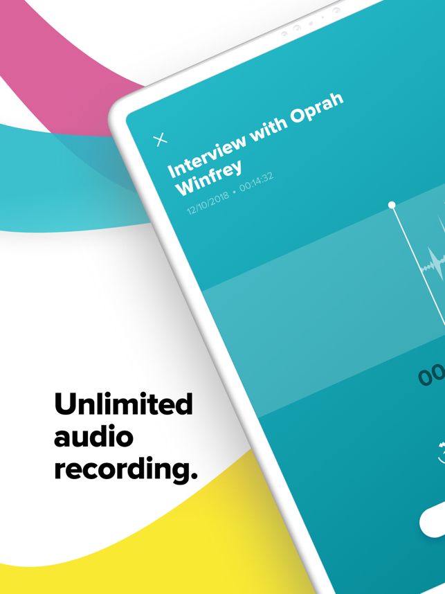 ‎Temi - Recorder & Transcriber Screenshot