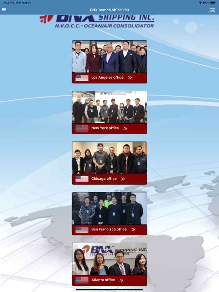 BNX SHIPPING CONTACT