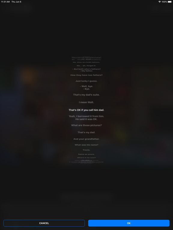 iPad Image of KFPanda Player