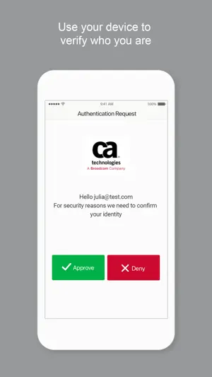 CA Mobile Authenticator screenshot 3