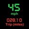 A lightweight app to show the current speed and count total miles during the trip