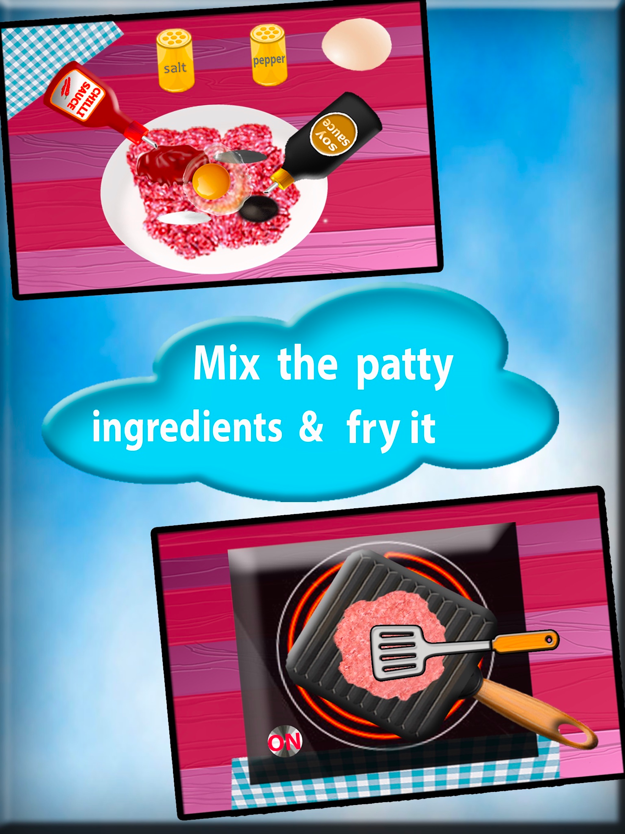 Burger Maker Chef Cooking Game screenshot 7