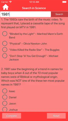 1980s Nostalgia Trivia screenshot 7