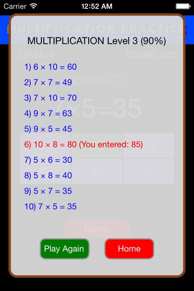 Quick Strike Math Game screenshot 4